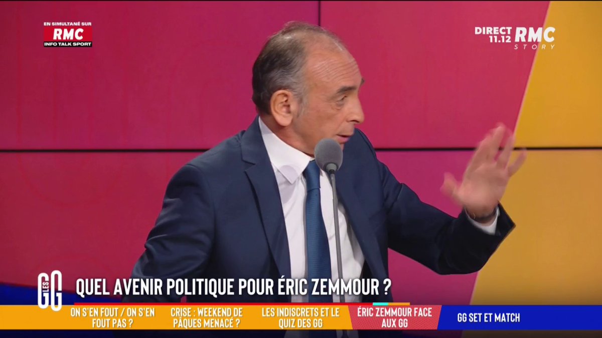 🟥 FACE AUX #GG : Eric Zemmour, président de RECONQUÊTE ! 📢Eric Zemmour : "J'encourage les Musulmans à se détâcher d'une pratique trop stricte de la religion ! L'islamisation de la société prend une place très impressionnante en France !" #GGRMC