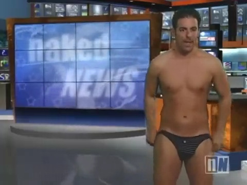 Some men of Naked News getting...well naked #NakedMen #Dick #Underwear #BikiniBriefs