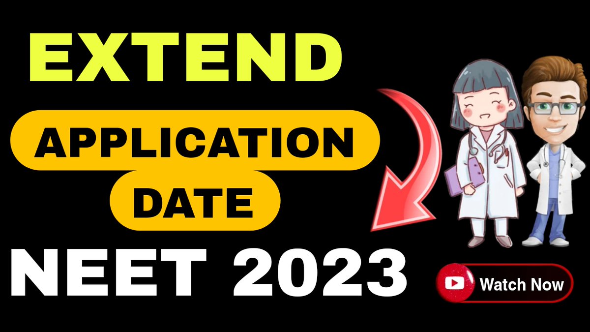 It's a request to @DG_NTA to kindly extend the application form date of #NEETUG2023 since a lot of candidates have not been able to fill the form due server issues. Kindly help Students. Video 👇 #NEET #NEETUG #NEETExam #extendneetregistration
