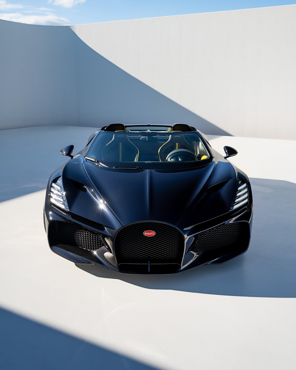 Shaped around the definitive 1,600 PS incarnation of the legendary BUGATTI W16 engine, the W16 MISTRAL delivers performance unlike any roadster that has gone before. #BUGATTI #W16MISTRAL –