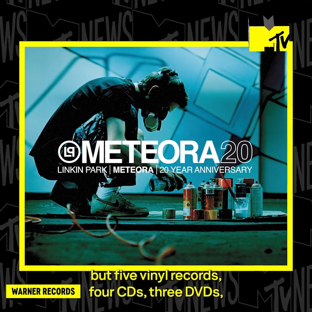 .@LinkinPark's second studio album, 'Meteora,' turned 20 this year. To celebrate, the band released #Meteora20, a super deluxe box set with unreleased songs, demos, and more to highlight the timeless era for the group. Mike Shinoda told us all about it 🎥: