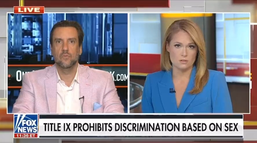 I went on Fox News to talk about the violent mob attacking Riley Gaines for saying men shouldn’t compete against women. It’s time for everyone in sports to take a stand, you either believe men should be banned from women’s athletics or you don’t. Watch: