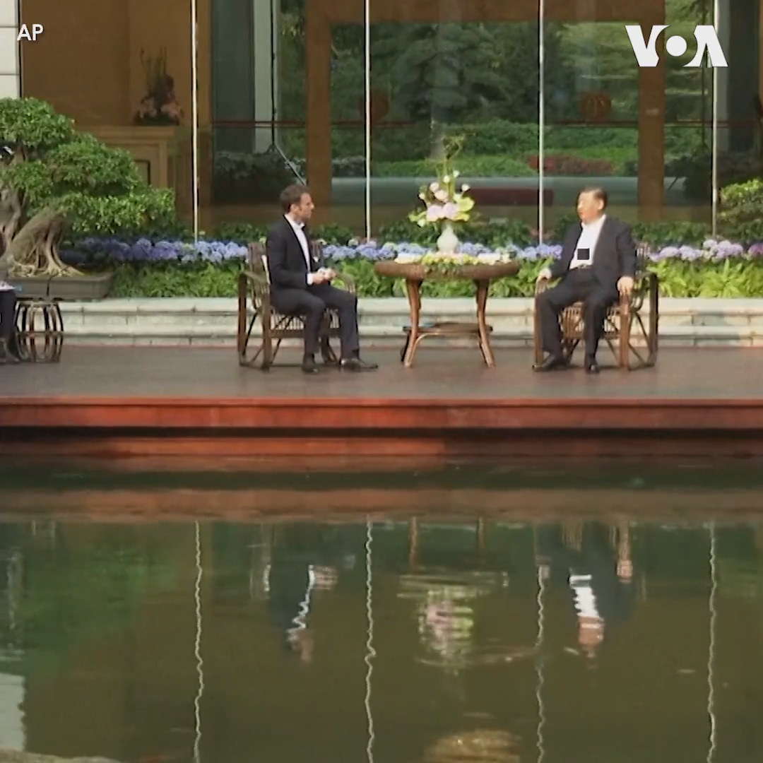 中国国家主席习近平和法国总统马克龙7日在广州一道品茶,举行非正式会晤。马克龙早些时候还在中山大学发表了演讲。