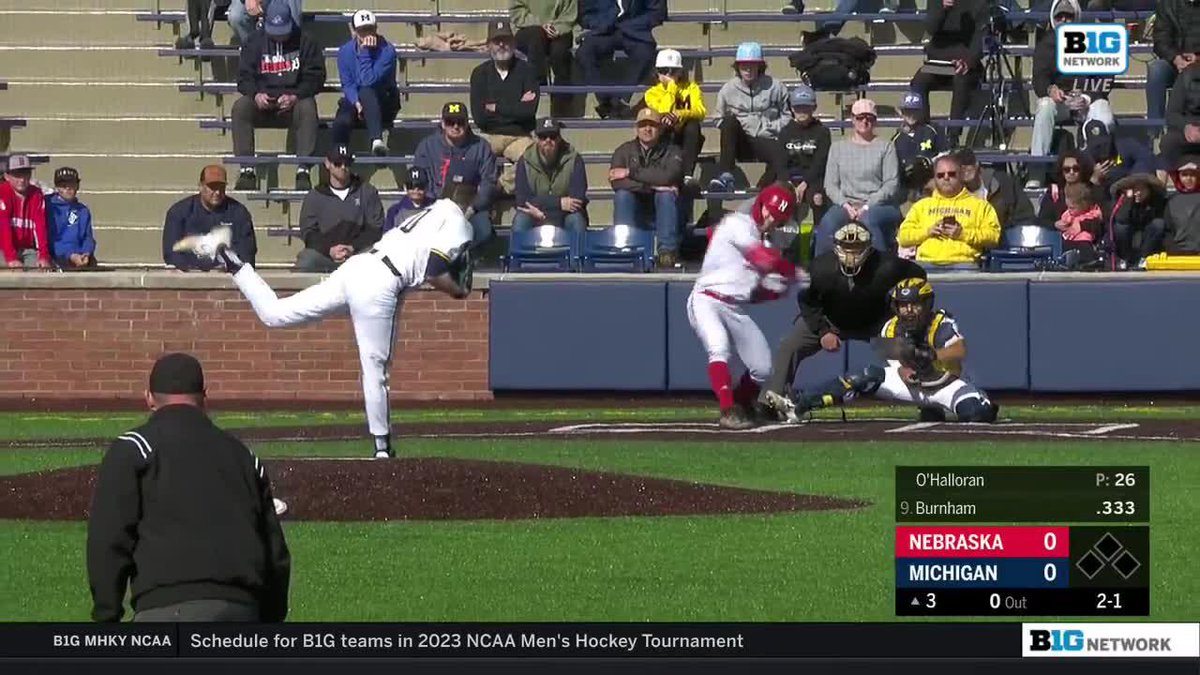 First #Huskers HR for Casey Burnham! 👏