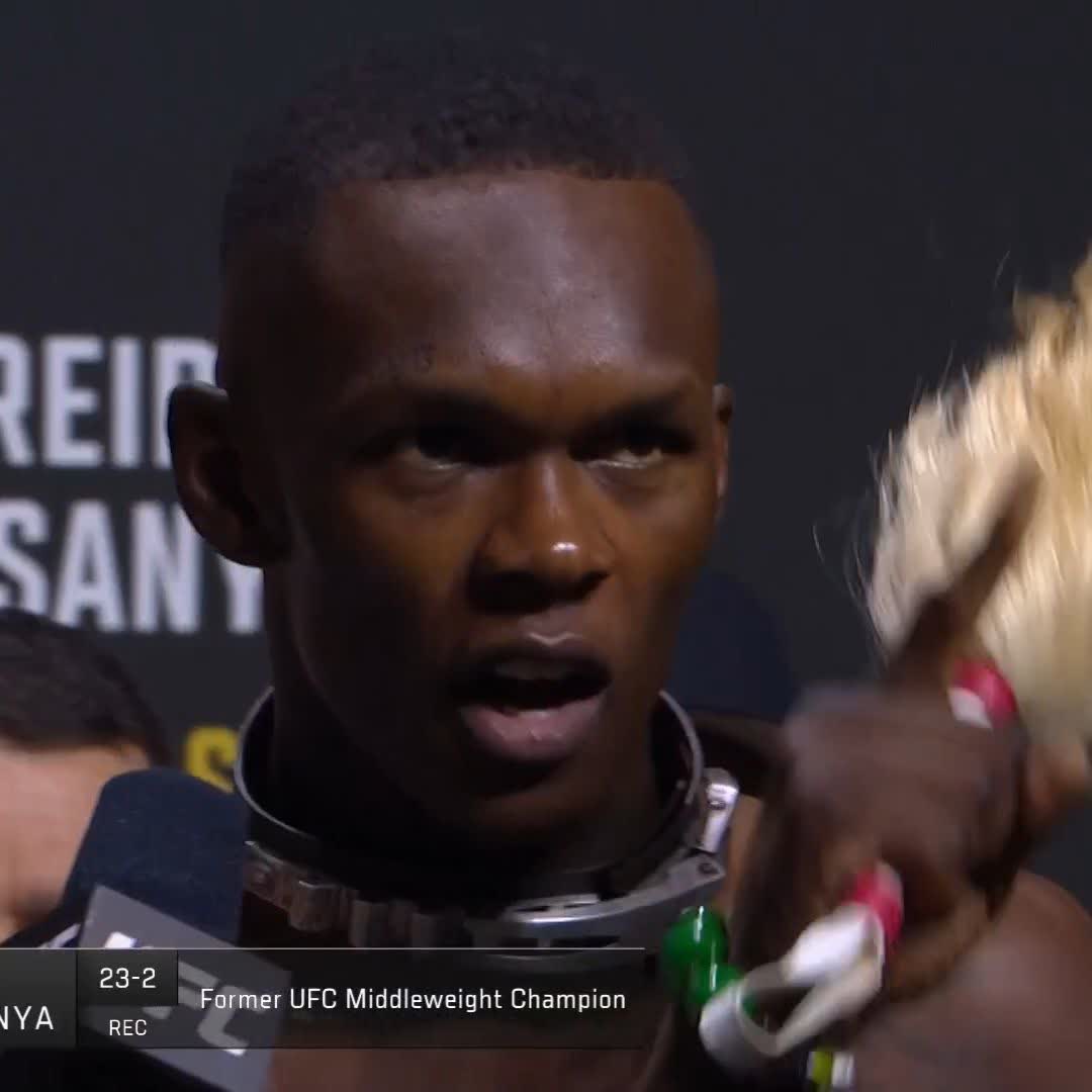 "Tomorrow, it's one and done" 😳 Israel Adesanya has delivered his prediction for #UFC287