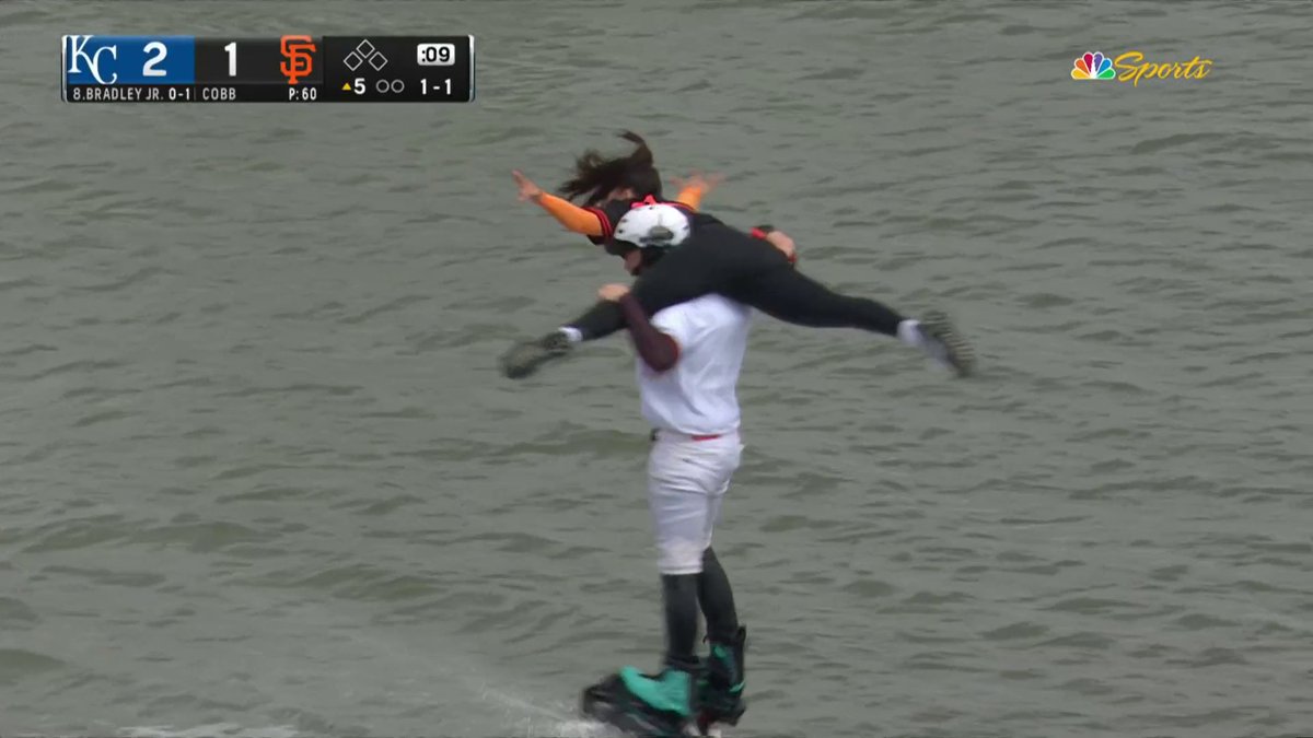 Not sure what’s going on in McCovey Cove right now but it’s going on the bucket list