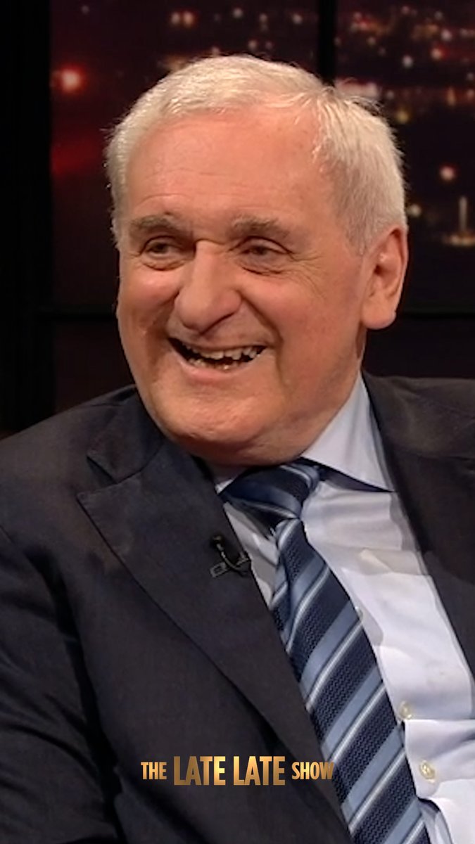 Will Bertie Ahern be running for the Áras 👀 #LateLate