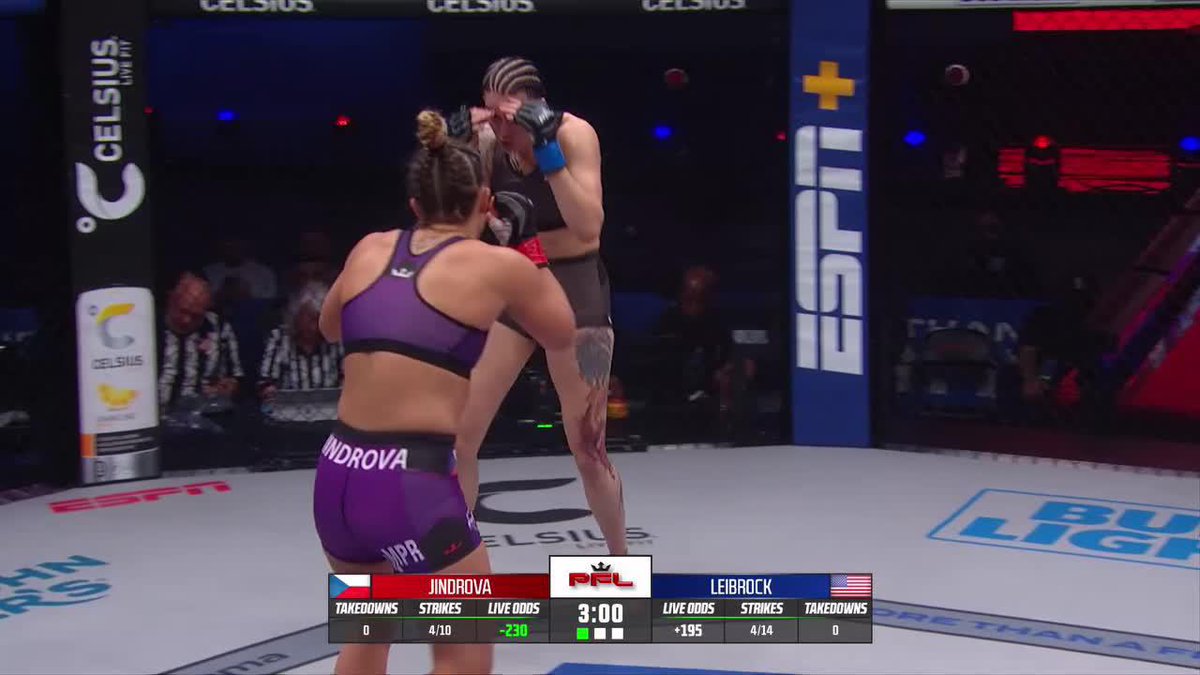 HOLY S**T! WHAT A DEBUT FOR "TOUCH EM UP" AMBER LEIBROCK! 6⃣ POINT FINISH & STRAIGHT TO THE TOP OF THE STANDINGS! #PFLRegularSeason LIVE NOW 🇺🇸 ESPN+ 🌎