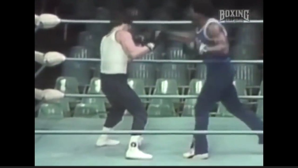 The choreography for Rocky, 1976 with Sylvester Stallone and Carl Weathers