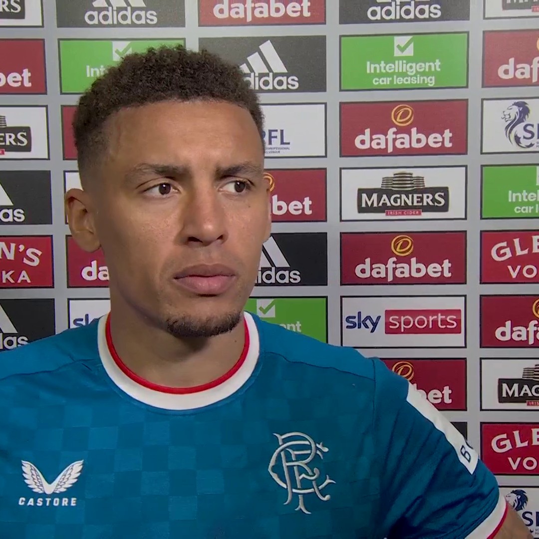 🔵 "Their second goal was a handball. I didn't believe our first goal was a foul. We've just got to go again" Captain James Tavernier reacts to the derby loss, as well as reaching 100 goals for Rangers ⬇️