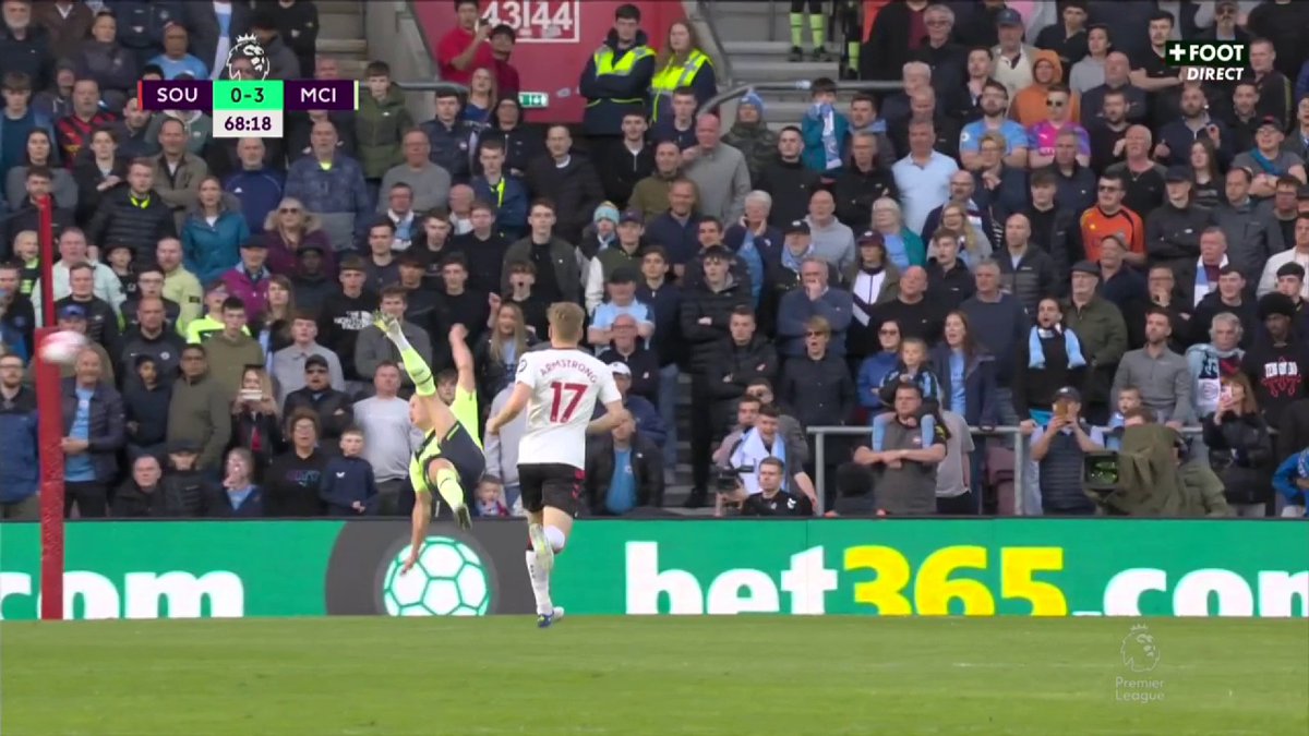 Lโincroyable retournรฉ dโErling Haaland, qui inscrit lร son 30e but de la saison en Premier League. ๐ฅ๐ค ๐ฅ CANAL+ Foot