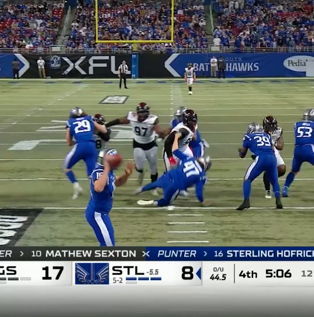 FAKE PUNT FOR A TD 🚨 XFL | St. Louis Battlehawks