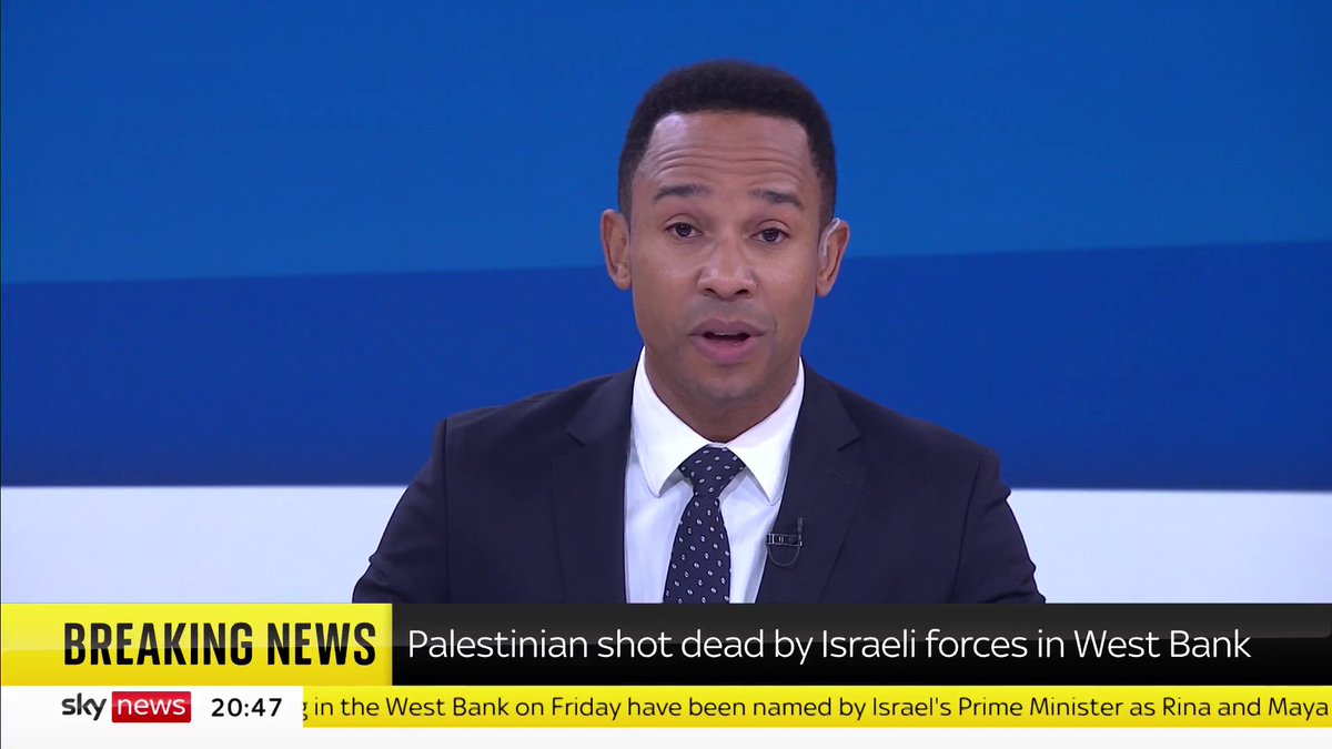 BREAKING: Palestinian shot dead by Israeli security forces in West Bank Latest: 📺 Sky 501, Virgin 602, Freeview 233 and YouTube