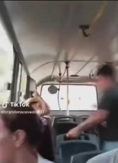 Un hombre baja a dos ladrones de un bus, dándole una dosis instantánea de la mano dura de la ley y el orden. ¿Qué opinas de esto?