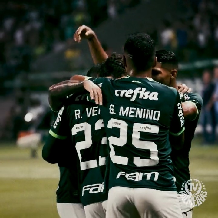 Que canta, vibra e joga junto em 𝘁𝗼𝗱𝗼𝘀 os momentos! HOJE É DIA DE LOTAR A NOSSA CASA! HOJE É DECISÃO! HOJE É DIA DE PALMEIRAS! 🟢⚪️ #AvantiPalestra #PALxAGS