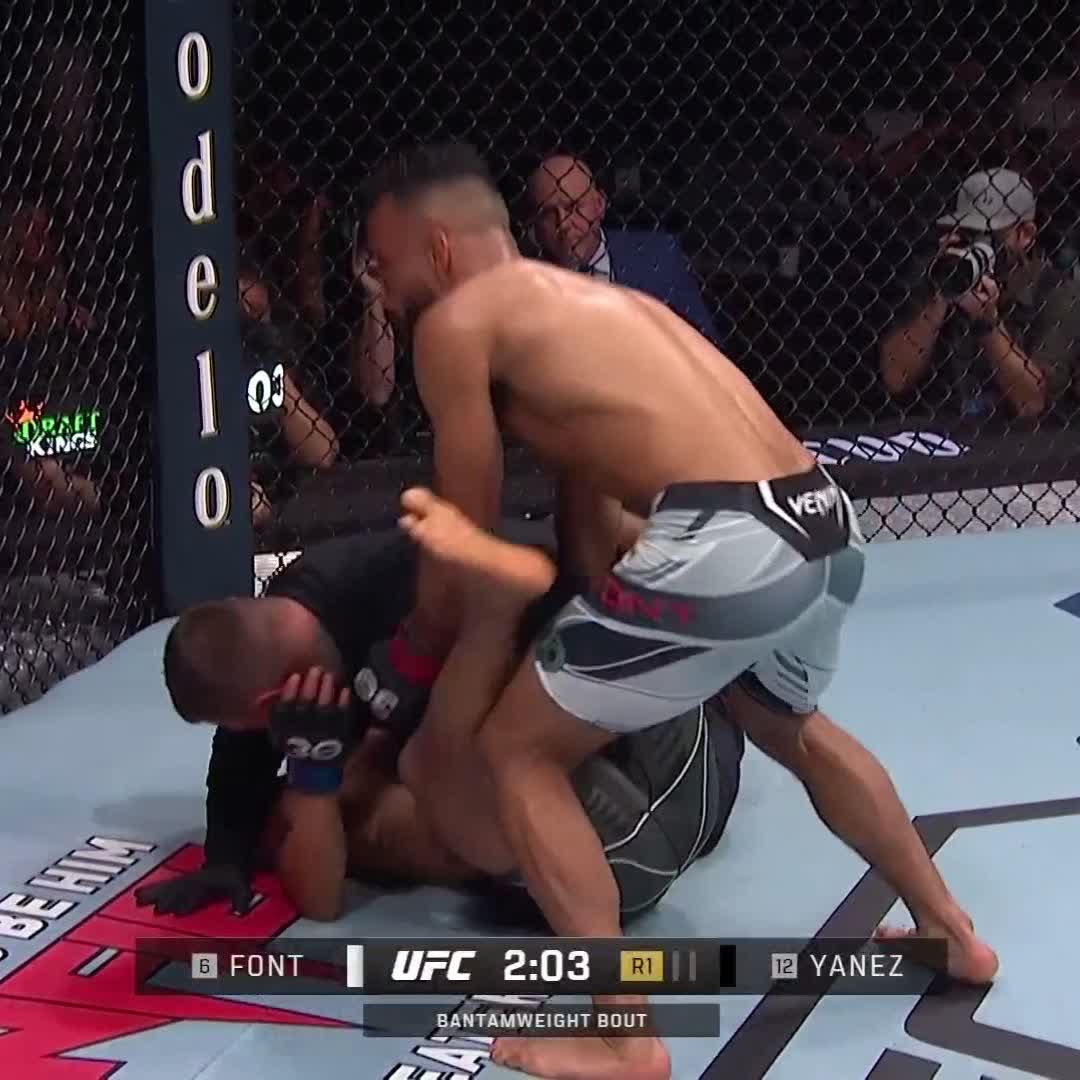 ROB FONT GETS IT DONE IN THE BIGGEST WAY!! RobFont with the KO in Round 1! #UFC287