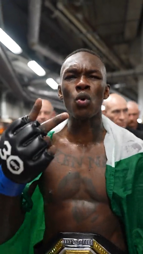 Ki le fe so!!! Israel Adesanya 🔥🔥🔥🔥🔥🔥🔥🇳🇬🇳🇬🇳🇬🇳🇬🇳🇬