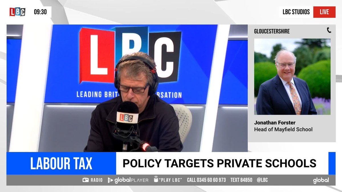 'I would honestly say that the majority of parents are really struggling to pay the fees.' Head of Mayfield School says Labour private school tax hikes 'would finish off all but the most famous headline schools' the consequences of which 'would be dire.' @AndrewCastle63
