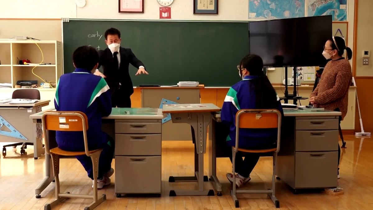 ICYMI: Eita Sato and Aoi Hoshi are the only graduates of Yumoto Junior High in a mountainous part of northern Japan - and the last. The 76-year-old school will shut its doors for good as the school year ends