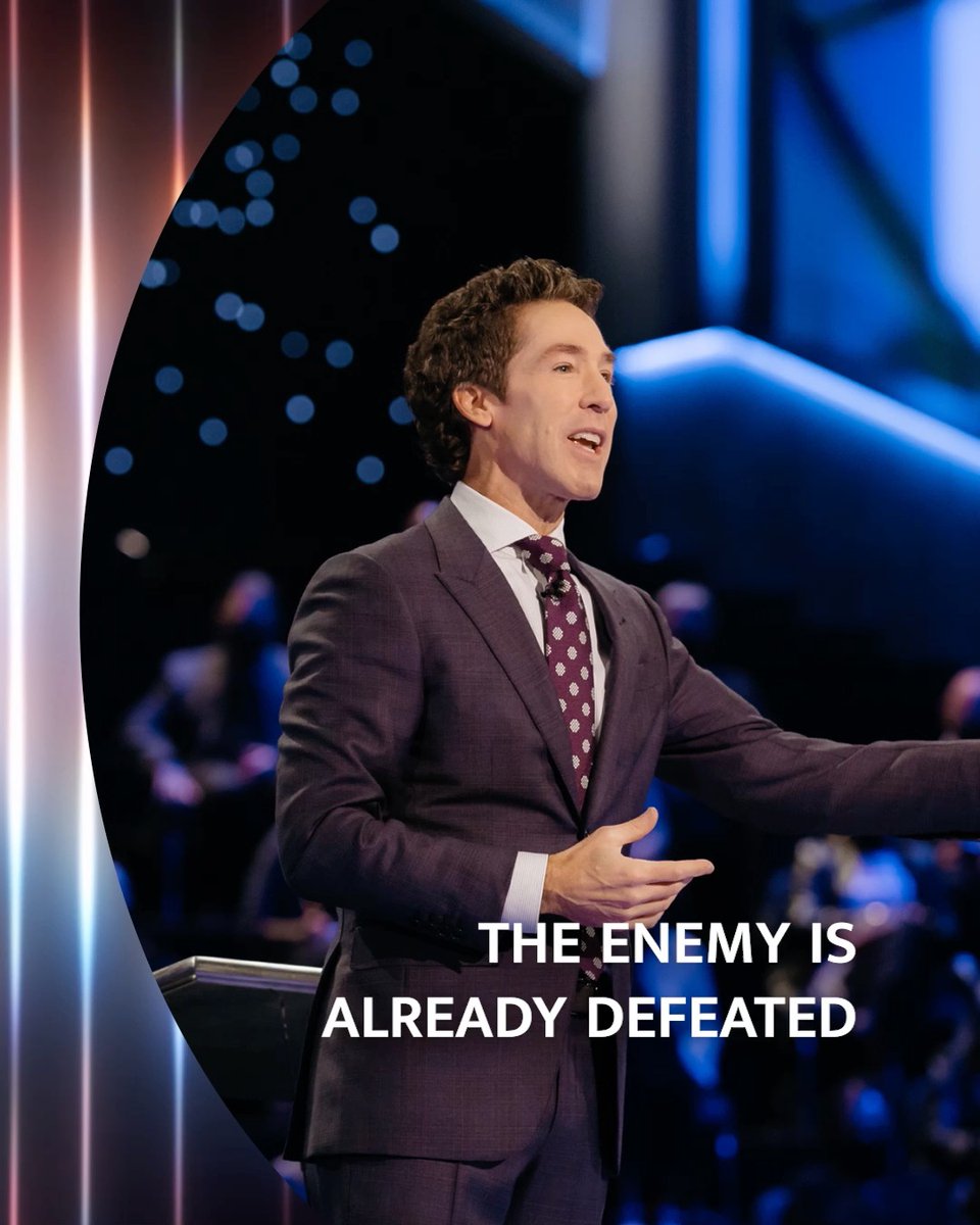 The battle has already been won. Two thousand years ago, when Jesus came up out of the grave, He defeated everything that could hold you back. He took care of it once and for all. Tune into Joel’s message today, "It's Already Defeated"!