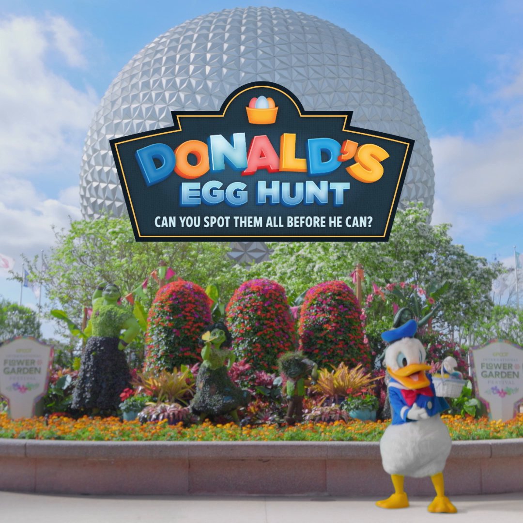 Oh boy—an Easter egg hunt! See if you can spot 'em before Donald, then tag a friend to join the fun. 🐣👀