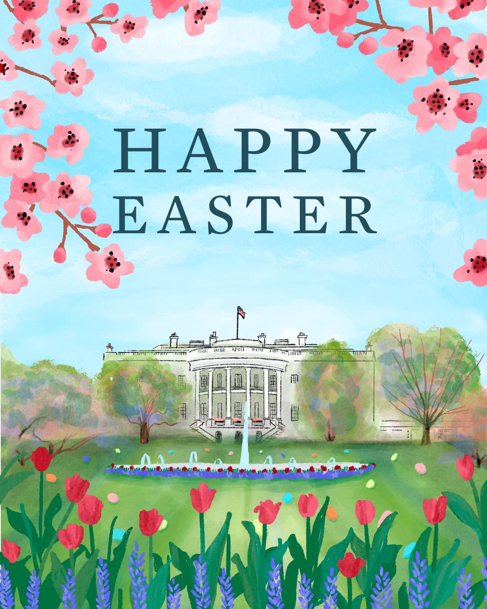 From the Bidens to you, we wish all those celebrating a joyous and peaceful Easter Sunday.