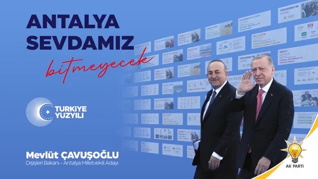 Antalya Sevdamız Bitmeyecek! Antalya'mıza hizmet bize şereftir… Başlasın #TÜRKİYEYÜZYILI! 🇹🇷