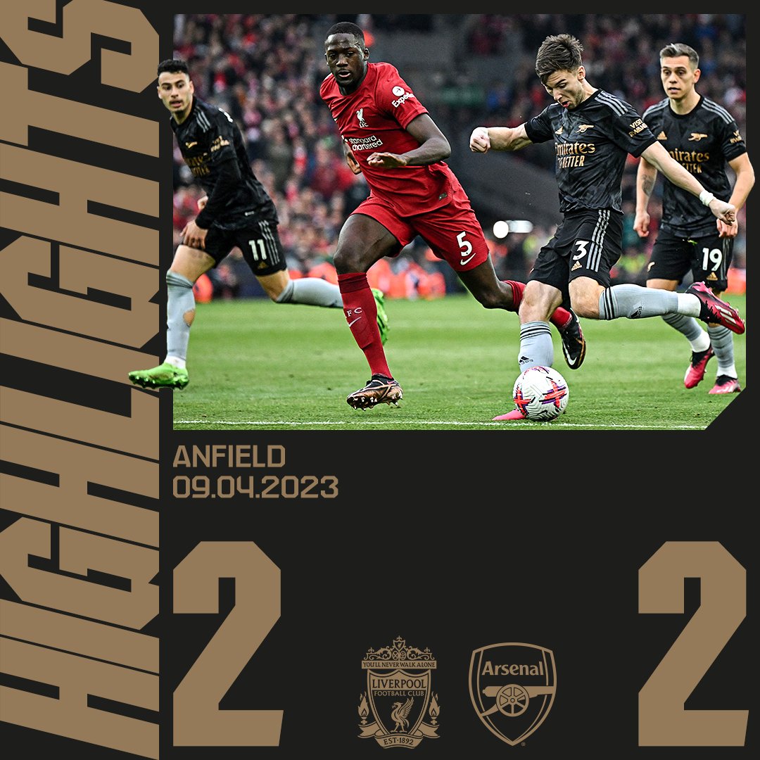 An engrossing game from start to finish ⚡️ Relive all the key moments from this afternoon's 2-2 draw with Liverpool