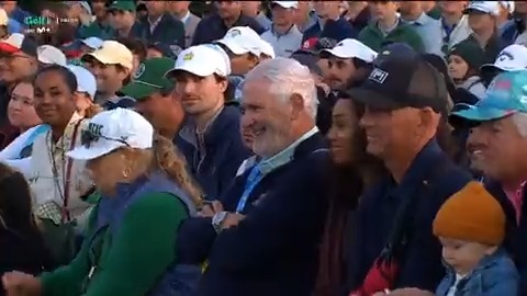 ''Aita, menos mal que has venido... Te quiero''. Las palabras de Jon Rahm Rodriguez hacia su padre. #TheMasters #AquíGritamosGolf