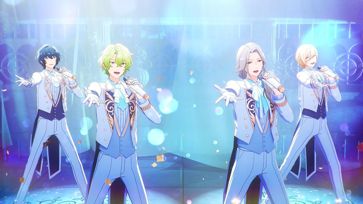 【お知らせ】 本日22時、楽曲『Genuine Revelation』に「ムービー」を追加予定です🎥 『エレメント』第5話に登場したアニメーションMVを背景にライブを遊べるようになります♪ アニメーションMVはあんスタチャンネルでも公開中💫 ぜひお楽しみに🎶 #あんスタ