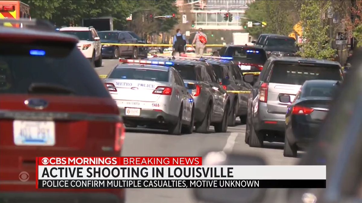 BREAKING NEWS: Police say there is an active shooter situation in Louisville, Kentucky and there are "multiple casualties." The Louisville Metro Police say there is an "active aggressor" near the city's downtown baseball stadium.