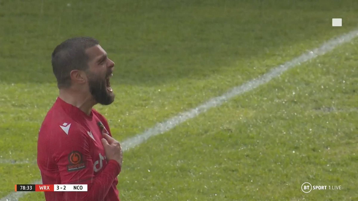 Paul Mullin tees up Elliot Lee to put Wrexham AFC back in control of a match for the ages against Notts County FC 🤯