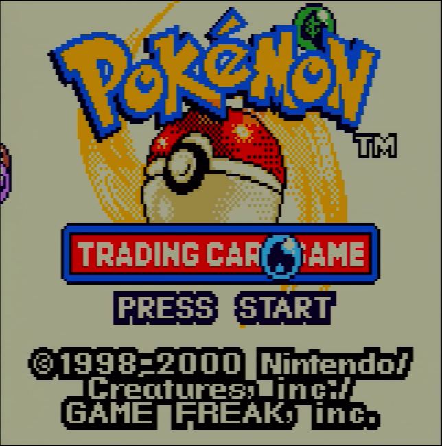 Pokémon Trading Card Game (Circa April 10, 2000) Medium: Game Boy Color.