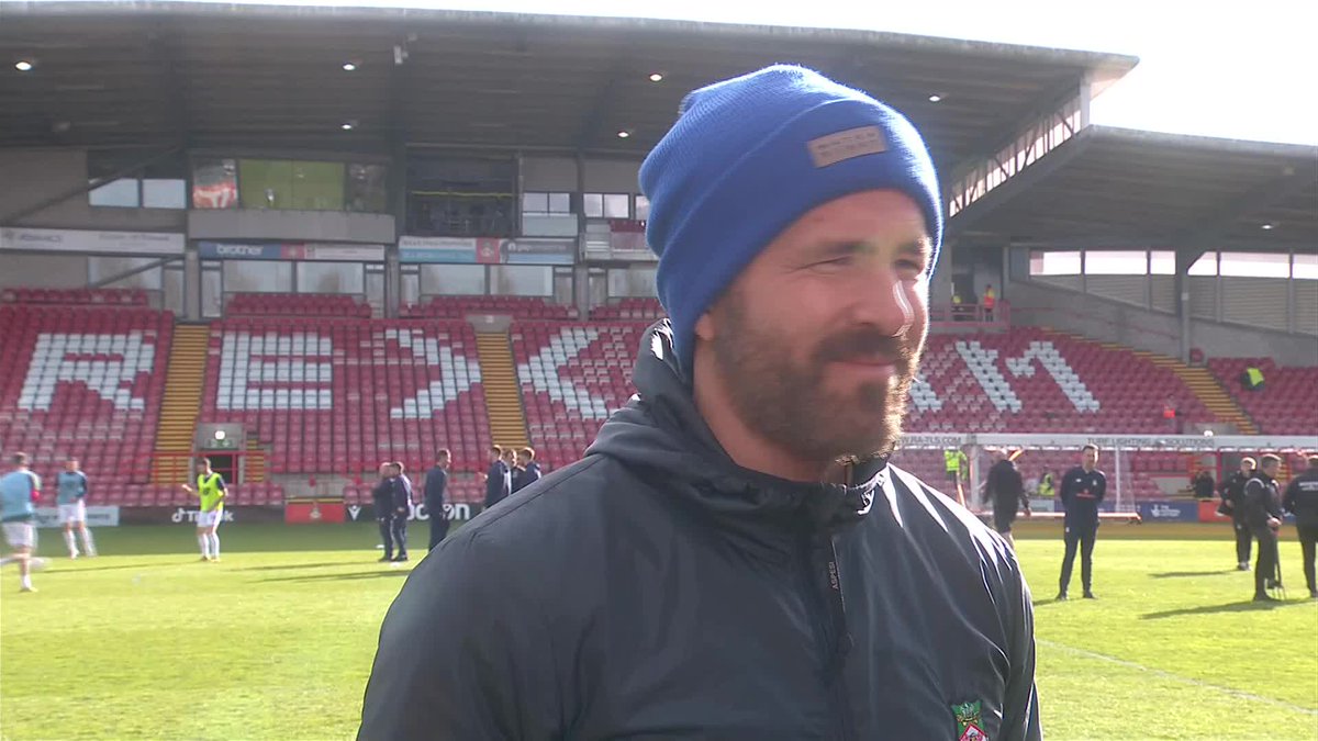 "That was unlike anything I've ever seen before!!" 🔥 Ryan Reynolds reacts to the unbelievable scenes in the National League today after Wrexham beat Notts County! 🎙️ Becky Ives