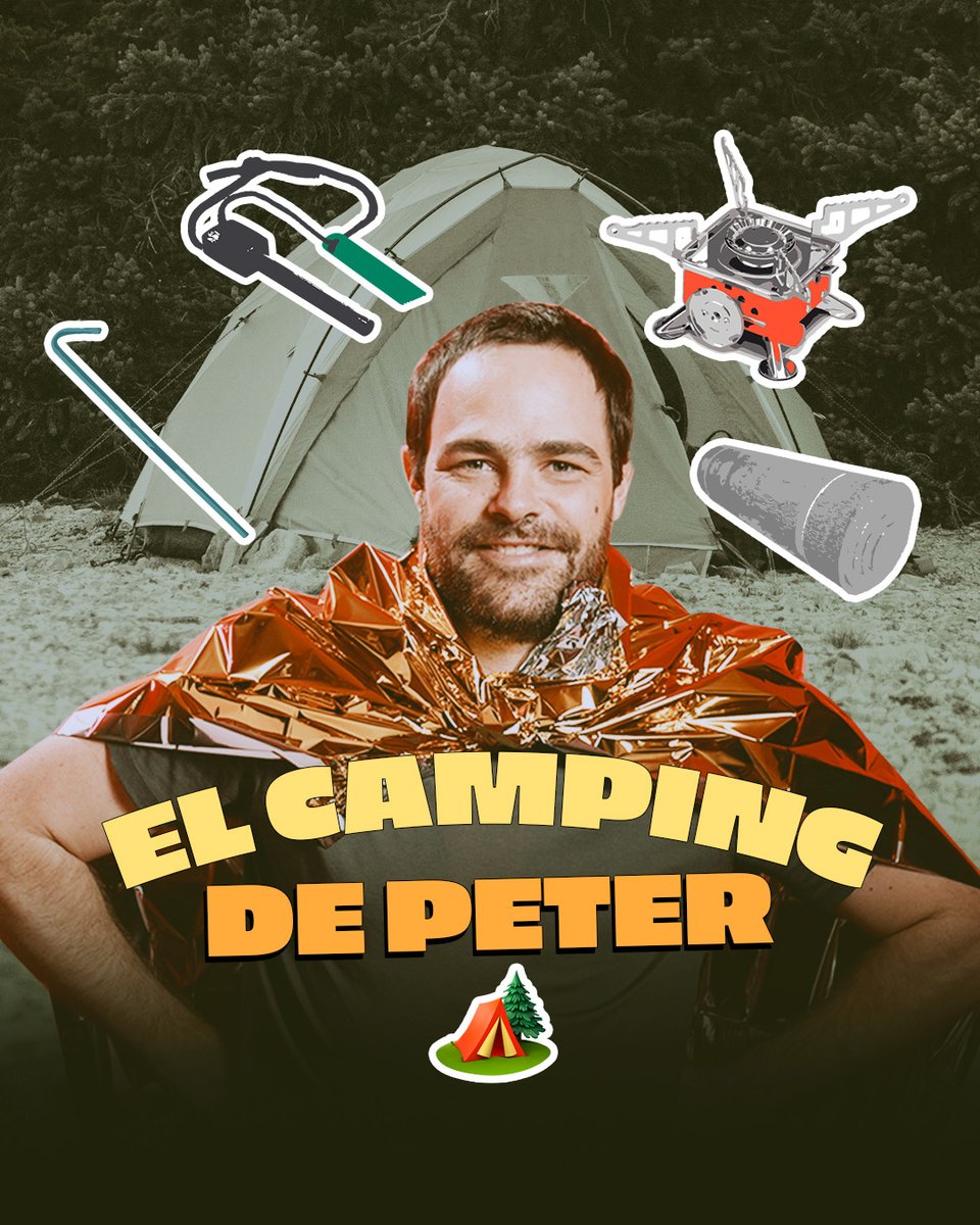 Antes creía que irme de camping con Peter Lanzani era algo divertido, pero ahora que sé cómo usa estas cosas, ya estoy buscando fechas.
