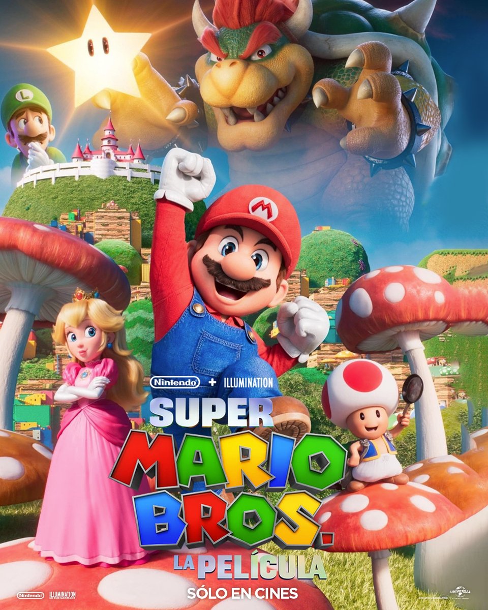 La Princesa Peach no se detendrá ante nada para defender al Reino Champiñón y a sus ciudadanos de las garras de Bowser. #SuperMarioBrosLaPelicula 🍄 ¡Sólo en cines! 🍿