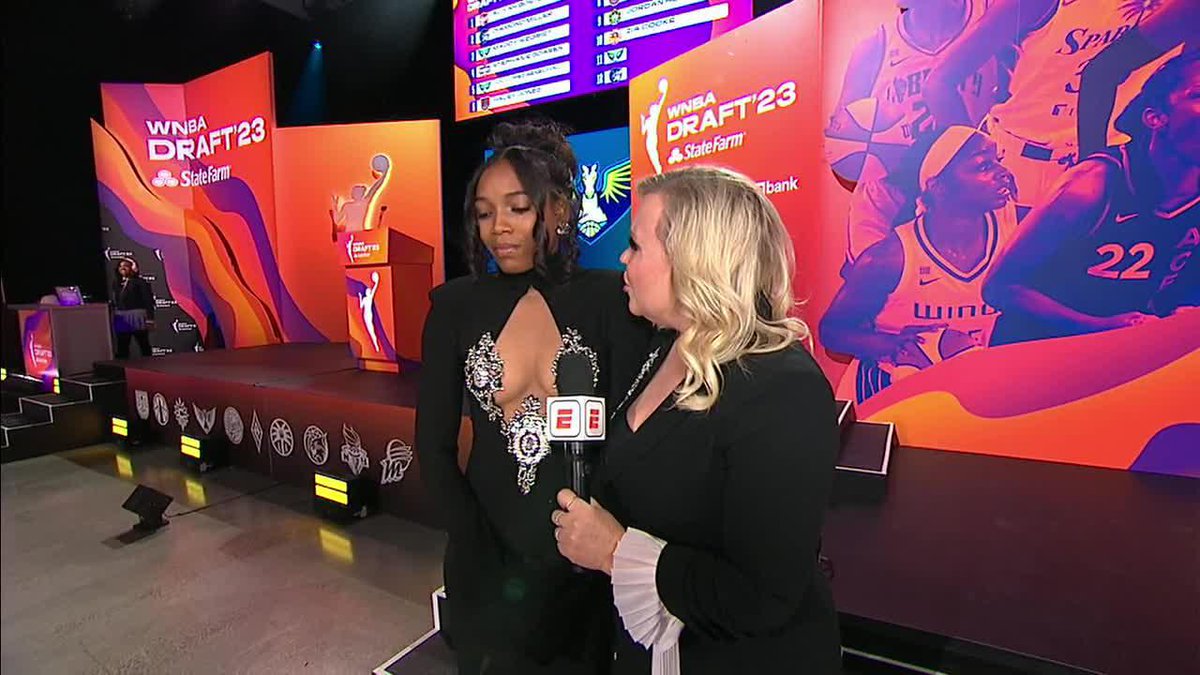 "I put my life into this." Zia Cooke was overcome with emotion after being drafted by the Los Angeles Sparks 🥹