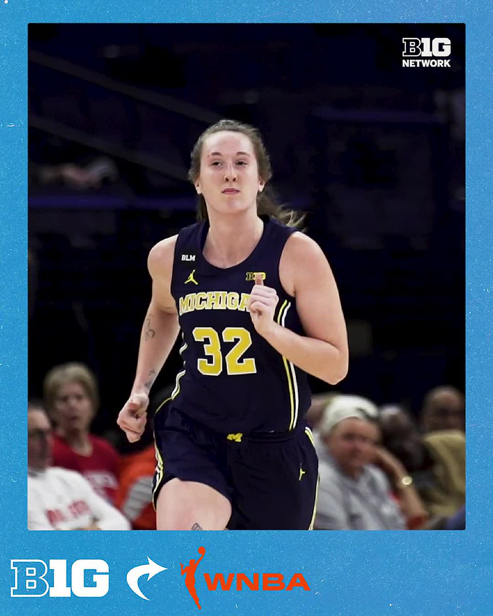 A dream for Leigha! ⚡️ With the No. 15 pick in the #WNBADraft, the Atlanta Dream select Michigan Women’s Basketball's Leigha Brown.