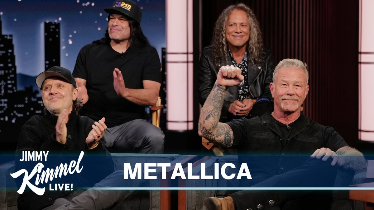 The guys from Metallica reveal the first albums they ever bought!