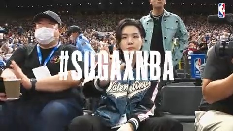 SUGA's Basketball journey 🏀 #SUGAxNBA 👉