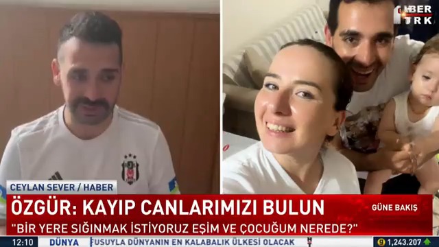 Rönesans Rezidans'ın kayıpları... Bulut Özgür, eşi Nagehan Meryem ve kızı Esila'yı bulamıyor. Habertürk TV Muhabiri Ceylan Sever'in haberi.