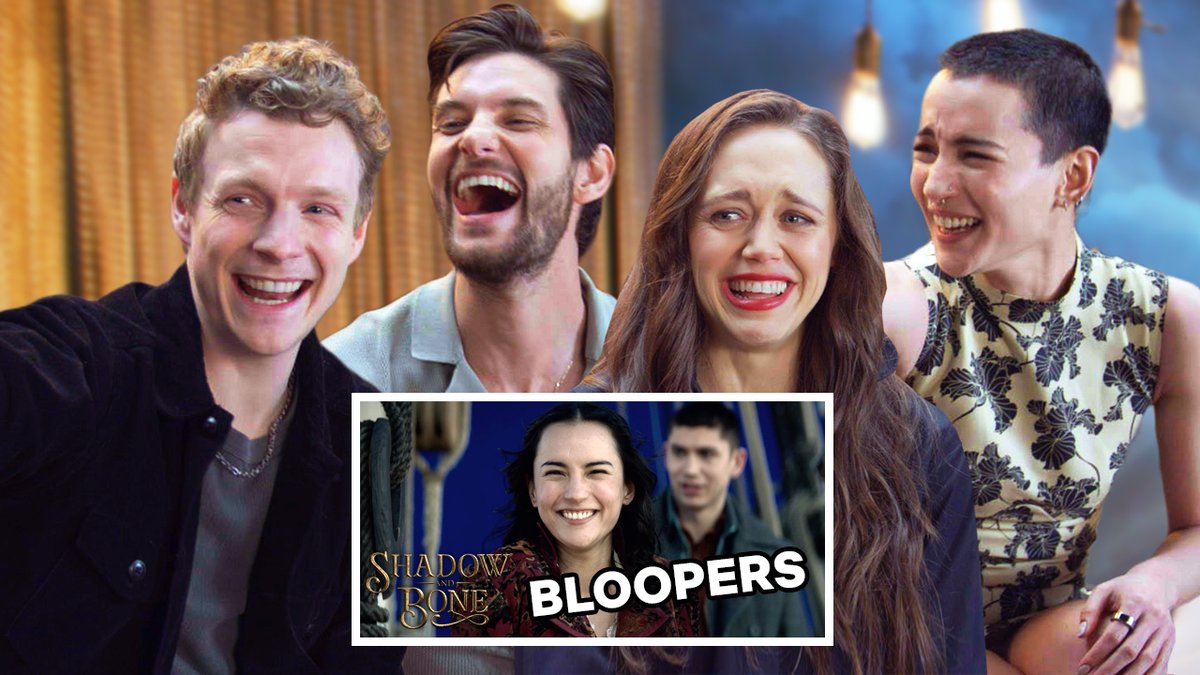 the only thing better than bloopers is the cast of shadow and bone REACTING to bloopers