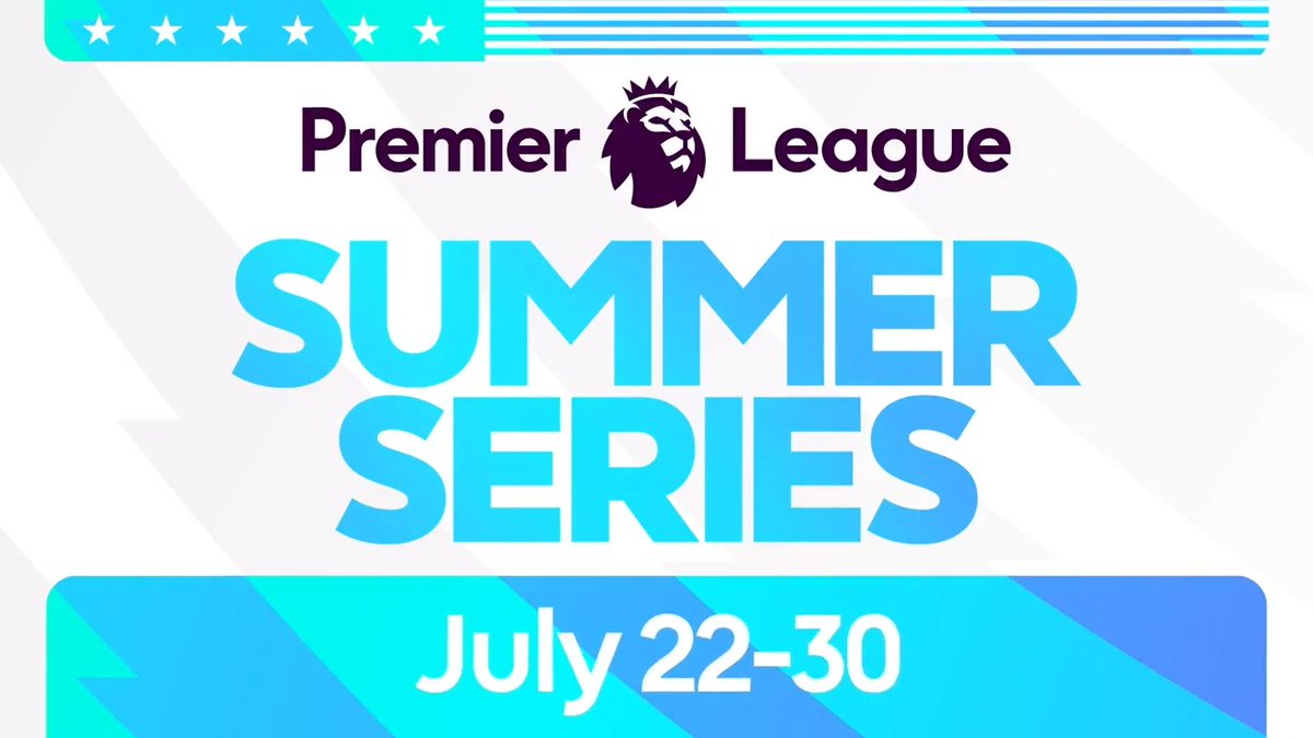 The Premier League is coming to the USA! 🇺🇸 #PLSummerSeries