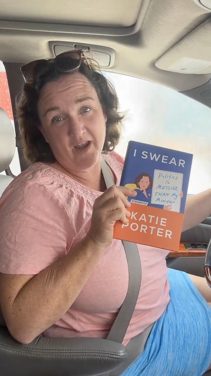 Today's the day! My new book, I SWEAR: Politics Is Messier Than My Minivan, is out now. It's available wherever books and audiobooks (this one's narrated by me!) are sold. #ISwearBook More info ➡️