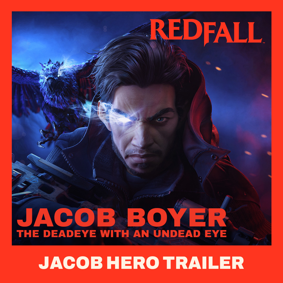 Because everyone could use a spectral raven companion when spotting vampires. Play as Jacob in Redfall, coming May 2:
