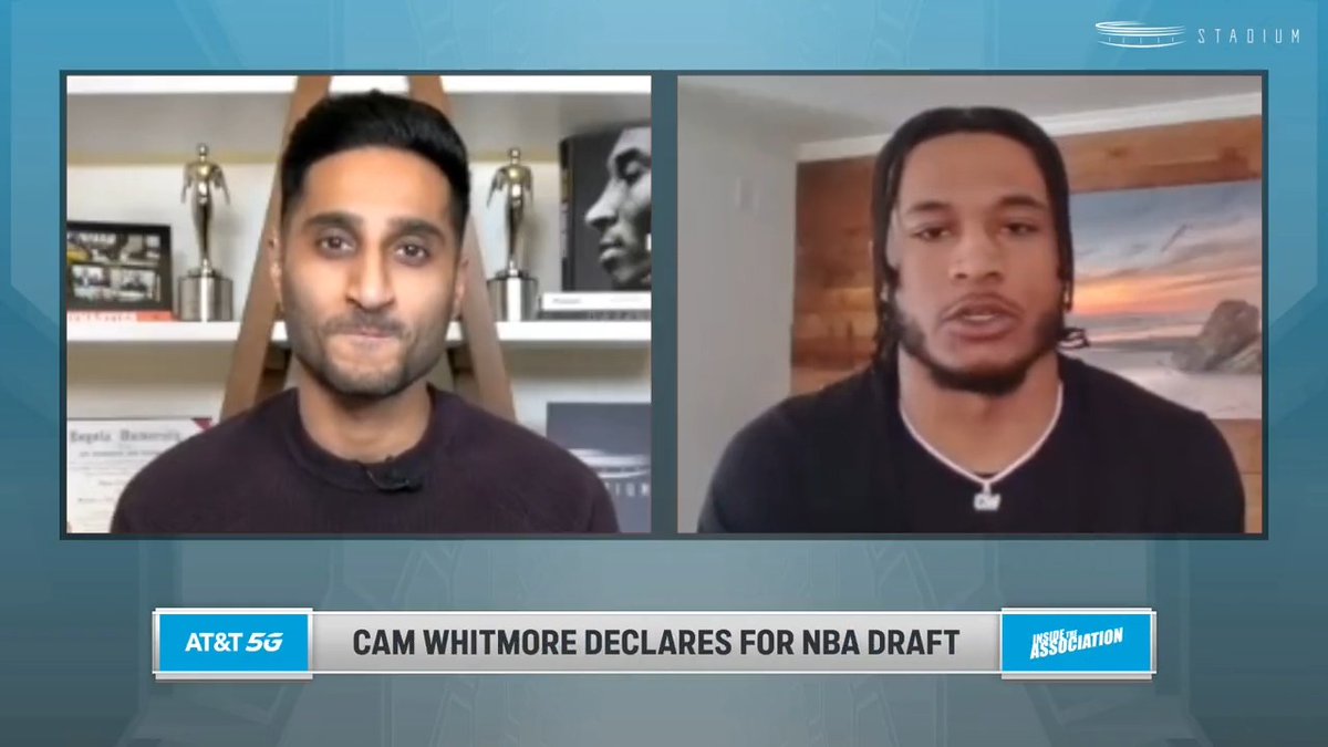 Villanova University freshman Cam Whitmore – a projected top 10 pick – tells me he is entering the 2023 NBA Draft. Our sitdown: