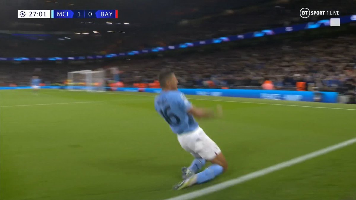RODRI'S FIRST-EVER #UCL GOAL 🤯 Unreal strike from the Man City midfielder 🚀