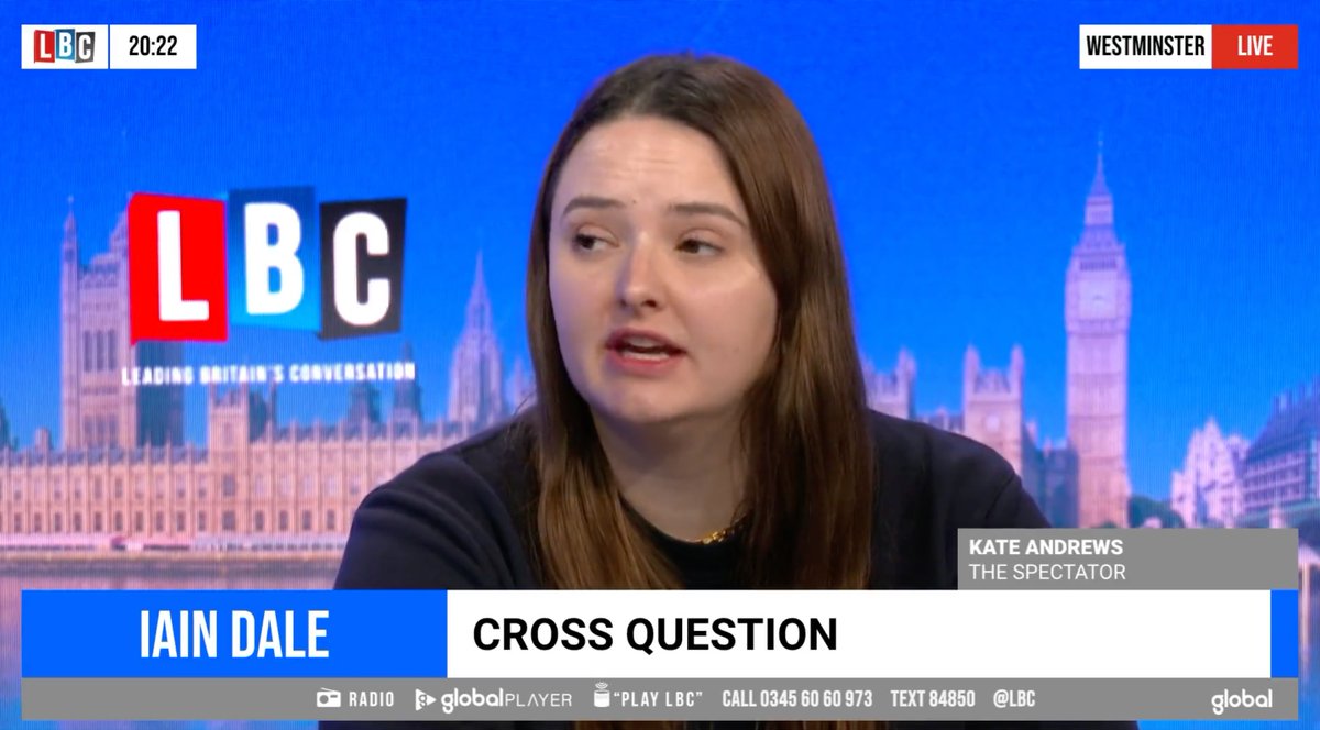 ‘Let’s not pretend that this is for the patients.’ Spectators Kate Andrews tells the #CrossQuestion panel she 'struggles' to understand doctors' and nurses' argument for increased wages. Iain Dale 🏴🇬🇧 ⚒️