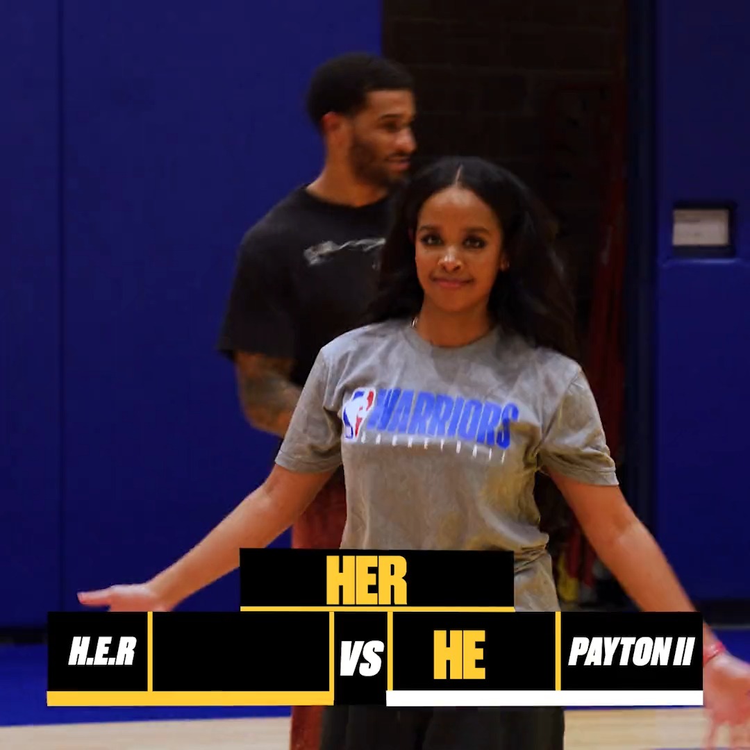 A game of HER between H.E.R. and GPII? Who you got? 👀🏀