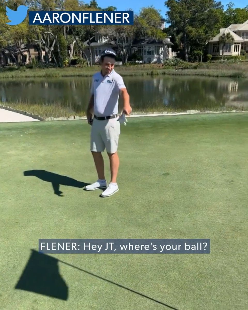 Nice easy par for J.T. Poston 😅